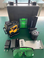 16 Niveau laser vert à nivellement automatique avec niveau laser 4D à lignes croisées Niveau laser rotatif automatique et fonctionnel