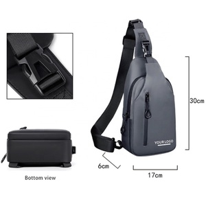High Quality Waterproof Crossbody Chest Shoulder <b>Bag</b> Custom logo Outdoor <b>Travel</b> Sling <b>Bags</b> <b>for</b> <b>Men</b> - Product Image 2