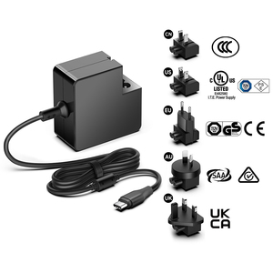 45W USB-C PD treo tường sạc phổ đầy đủ chứng nhận chung được thiết kế để sử dụng với bộ điều hợp - Product Image 2