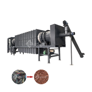 Ferraille traitant le four continu de carbonisation de fil électronique de déchets pour le raffinercuivre - Product Image 5