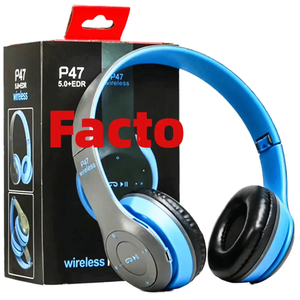 Headphone Gaming Lipat Nirkabel NEW HOT 2025 BT untuk Ponsel P47, Komputer, MP3, Mendukung Kartu TF, USB, AUX - Product Image 3