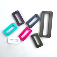 Anneaux rectangulaires en plastique, boucle coulissante pour sangle de sac, boucle robuste pour la fabrication de sacs à main