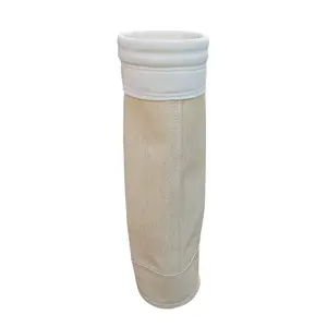 WN polypropylene/polyester needle felt cement dust collector filter bag for cement plant house dust filter