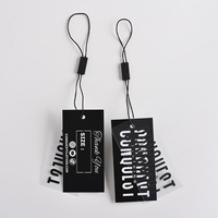 Etiquettes volantes de luxe personnalisées Etiquettes pour vêtements en aluminium Etiquettes avec logo personnalisé Billet pivotant Etiquettes volantes avec feuille d'or pour vêtements