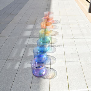 مجموعة أوعية الكريستال الصوتية للعلاج بالصوت، وعاء كريستالي للتأمل، أداة شفاء صوتي لتوازن طاقة الجسم - Product Image 4