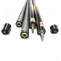 Queue de billard professionnelle PREOAIDR BK3 en bois fendu 1/2 avec joint en alliage d'aluminium, légère, 147 cm, durable, extension de haute qualité