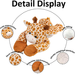 A710 <span class=keywords><strong>jirafa</strong></span> animales de <span class=keywords><strong>peluche</strong></span> ponderados almohada de felpa Kawaii juguete de regalo ponderado ODM adultos <span class=keywords><strong>jirafa</strong></span> <span class=keywords><strong>gigante</strong></span> Animal de <span class=keywords><strong>peluche</strong></span> 4 pies - Product Image 3