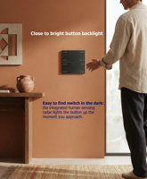 Interrupteur mural intelligent pour maison connectée, 8 boutons, 4 gangs, contrôle via l'application Tuya Smart Life, Zigbee, pour hôtels au Royaume-Uni, M9-8