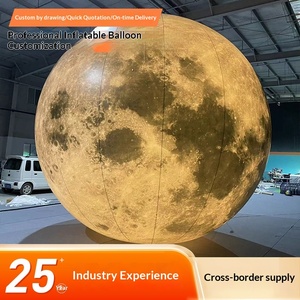 <span class=keywords><strong>Ballon</strong></span> géant gonflable TianYi Tech en forme de lune/planète avec LED pour saut, vente en gros pour fabricants - Product Image 2