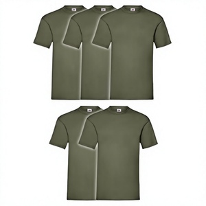 T-shirt pour homme en jersey 100% coton, manches courtes, uni, teinture naturelle, écologique, respirant, design personnalisé, logo OEM, blanc - Product Image 2