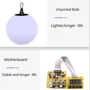 Hong He 3D Effects Winch LED Kinetic System RGB Fabricante Modern 90 RGBW DMX512/Master-Slave/Auto 90 Cm Disco Ball 85 - Product Image 5