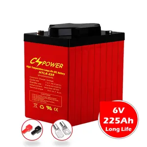 Trojan Quality 6V225Ah deep cycle battery for forlift golf cart use HTL6-225