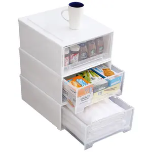 Groothandel Oem Organizer Unit Plastic Compact Stapelen Onderdelen Opberglade