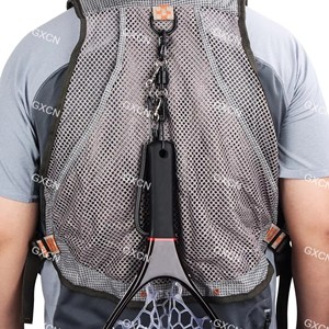 Filet d'atterrissage de pêche à la mouche en fibre de carbone léger maille flottante durable en PVC sans nœuds <span class=keywords><strong>pour</strong></span> attraper et relâcher - Product Image 4