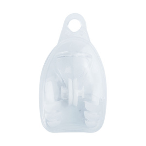 Custom Kids Waterproof Safety Water protection Soft Silicone Swimming <strong>Loop</strong> <strong>Ear</strong> <strong>Plugs</strong> Nose Clip Set with Box - Product Image 5