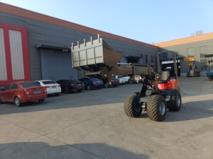 Mini Cargadora Frontal China con Brazo Telescópico, Cargadora Compacta con Ruedas Telescópicas de 1, 2.1 y 3 Toneladas - Product Image 6