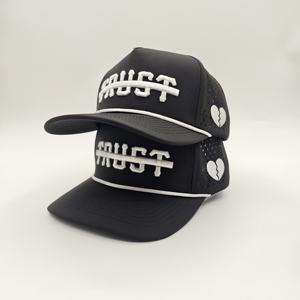 High Quality Performance Designer Business Rope Golf Hat Embroidery Logo 5 Panel Waterproof Custom Snapback Baseball Leopard Dot - Product Image 5