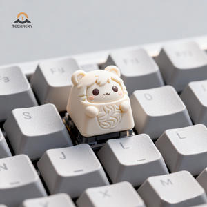 Clavier mécanique personnalisé artisanal en résine PBT, anime mignon, imprimé en 3D, touches multicolores, compatible Nintendo <span class=keywords><strong>Switch</strong></span>/PS4 - Product Image 1