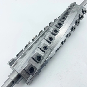 Tête de coupe spirale personnalisée LIVTER pour machine à raboter et à dégauchir HC <span class=keywords><strong>260</strong></span> C, mise à niveau de la tête de coupe hélicoïdale - Product Image 1