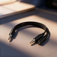 Câble de connexion pour casque Nexus U174 pour casque d'aviation Bose A20, adaptateur de microphone à condensateur