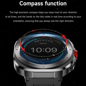 Montre connectée G33 pour la santé, fréquence cardiaque, oxygène sanguin, suivi du sommeil, étanche 1ATM 10M, montre connectée de sport et de fitness avec fonction d'appel - Product Image 3