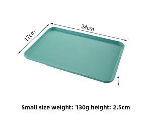 JY Creative Petit Plateau Écologique en Plastique PP, <span class=keywords><strong>Assiette</strong></span> en Paille <span class=keywords><strong>de</strong></span> Blé, Vaisselle pour Restaurant, Fruits, Snacks, Plats Préparés à Domicile, Durable et Élégant - Product Image 6