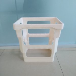 Seau carré en plastique, pot carré blanc pour fleur coupée pour le marché hollandais - Product Image 2