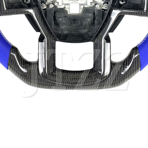 For Ford Raptor <strong>F</strong>-150 Mustang ST <strong>RS</strong> 2011-2014 2017-2024 Customized Carbon Fiber Leather Car Steering Wheel LED Display Focus - Product Image 5