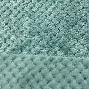 Alta calidad transpirable suave al tacto 220Gsm 100% poliéster Jacquard piña tela de franela a cuadros para Manta - Product Image 6