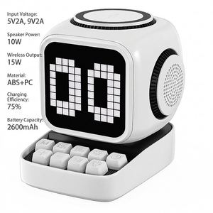 2026 New Arrival Portable Wireless Bluetooth Speaker with Charger and Alarm Clock Function for Home Office Party Outdoor Use - Product Image 4