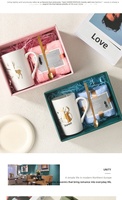 Coffret Cadeau en Céramique pour Employés d'Entreprise : Événement de Remise des Diplômes et d'Admission Universitaire, Célébration d'un Mois, Fête des Cent Premiers Jours, Tasse Souvenir