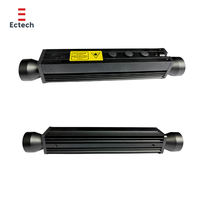 Laser Hijau Genggam Berdaya Tinggi dengan Kontrol DMX512 Baterai Isi Ulang Output Ganda untuk Aplikasi Gudang