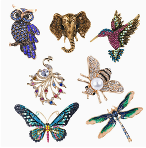 Comelyjewel <b>Frog</b> Animal Theme Brooch Pins for Women Men Enamel Rhinestone Colorful Metal Electroplated - Product Image 4