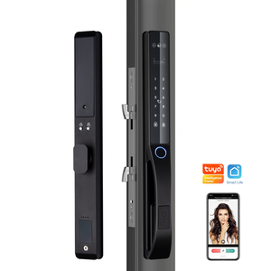 Aisuo Nouveau produit <span class=keywords><strong>Serrure</strong></span> intelligente Tuya Wifi entièrement automatique avec précision CNC et reconnaissance faciale <span class=keywords><strong>Serrure</strong></span> de porte intelligente - Product Image 1