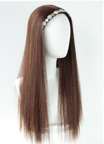 ที่คาด<span class=keywords><strong>ผม</strong></span>แบบออลอินวัน ปิดครึ่งศีรษะสำหรับผมสั้น รูปทรงตัวยู แบบไม่ถอดออกได้ ดีไซน์ไร้รอยต่อ วิกผมหน้าผากลูกไม้สีดำ - Product Image 5