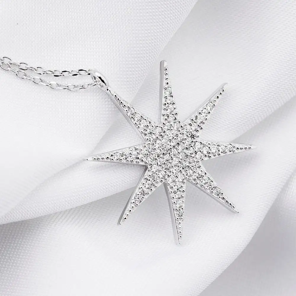 Takı kolye özel 925 ayar gümüş mavi kristal kelebek kalp madalyon Charm zincir kolye