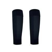 Chaussettes de sport de football pour hommes avec logo personnalisé OEM, chaussettes de sport tissées, protège-jambes athlétiques, manchon de compression pour le mollet, design sans pied