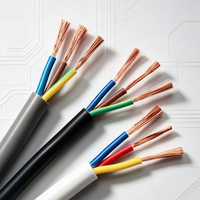 RVV 3-adriges Kupfer-Aluminium-Kabel mit PVC-Ummantelung für Sicherheitskamerasystem-Verkabelung