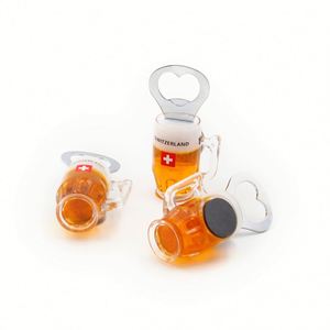 Unique Home Bar Refrigerator Decor Custom Beer Resin 3D <b>Fridge</b> Magnet Bottle Opener - Product Image 1