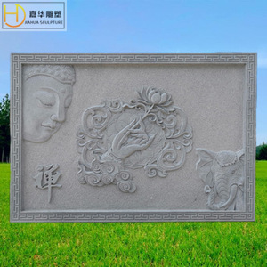 Relieve de Pared de Piedra Jiahua, Tallado con Figuras Antiguas de Estilo Chino, Arte Mural para Exteriores - Product Image 5