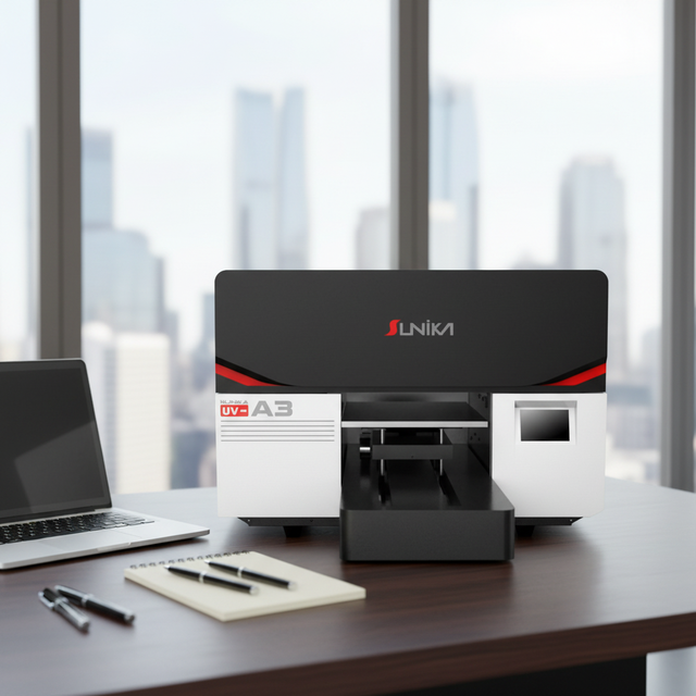 A3 UV-LED Flatbed Printer I3200 Printhead Full-Automatic 9600DPI Multifunction Card Printer 110-220V 6 Color 1-Year Warranty USB