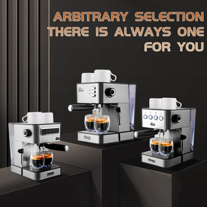 Mousseur à lait domestique semi-automatique en acier inoxydable de style italien, norme européenne DSP, machine intégrée, petite cafetière - Product Image 2