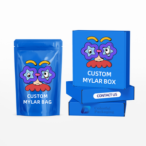 Custom Impresso Único Especial Cortar Irregular Em Forma Comestível Cali Pacotes 8 Plug Cheiro Prova 3.5 Die Cut Mylar Sacos com Caixas - Product Image 5