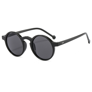 Trendy Fashion Round Unisex <b>Sunglasses</b> with UV400 Protection PC Frame Model 3509 - Product Image 2