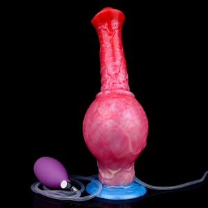 Godemiché gonflable fantaisie à jet de liquide, godemiché anal à nœud avec ventouse puissante, godemiché cheval, jouets pour adultes pour femmes et hommes - Product Image 3