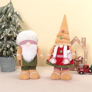 ชุดตุ๊กตาโนมขนนุ่มน่ารัก 2 ตัว ของขวัญวันคริสต์มาสสำหรับเด็ก - Product Image 2