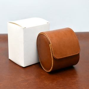 Vente en gros <span class=keywords><strong>1</strong></span> 2 3 fentes montre-bracelet étui de voyage caja para reloj montre en cuir de luxe portable personnalisée porte-rouleau boîtes étuis <span class=keywords><strong>pour</strong></span> hommes - Product Image 6