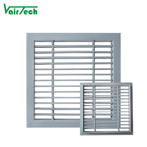 Diffuseur d'air carré en bois écologique pour CVC, personnalisé, moins de condensation, grille à double déviation pour la ventilation - Product Image 2