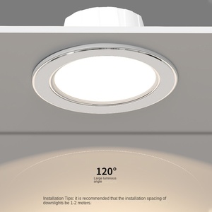 Foco redondo ajustable de luz descendente LED de interior comercial para hoteles y restaurantes Lámpara para uso en interiores - Product Image 3