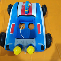 Bateau gonflable pour enfants, radeau de natation, jouet pistolet à eau, kart aquatique pulvérisateur d'eau pour jeux extérieurs, bouée de piscine en PVC